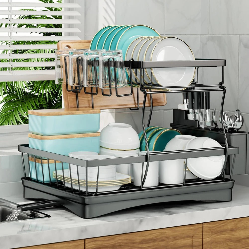 The Apex 2-Tier Dish Rack