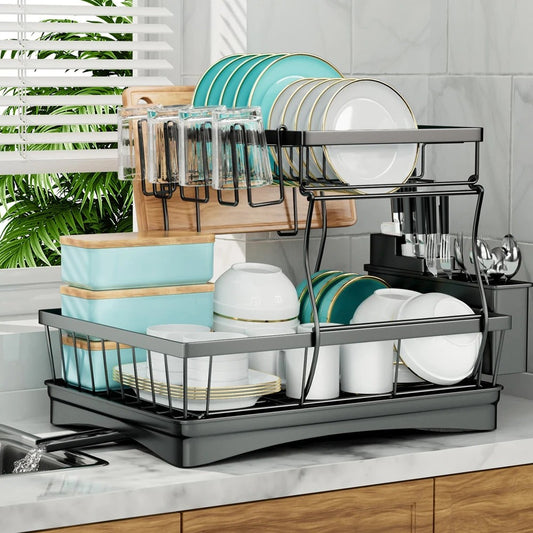The Apex 2-Tier Dish Rack