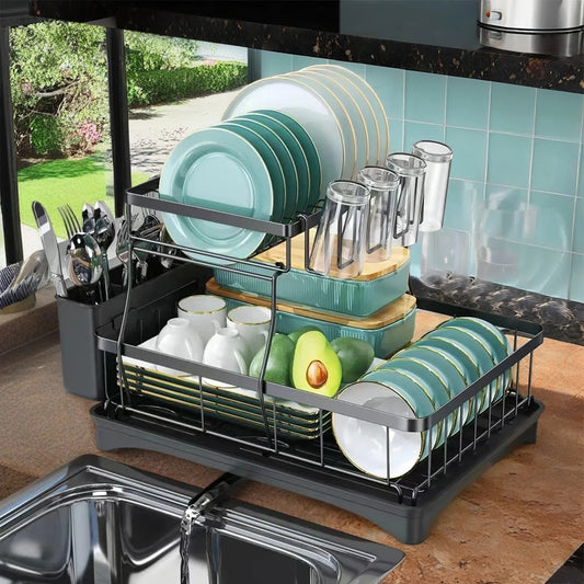 The Apex 2-Tier Dish Rack